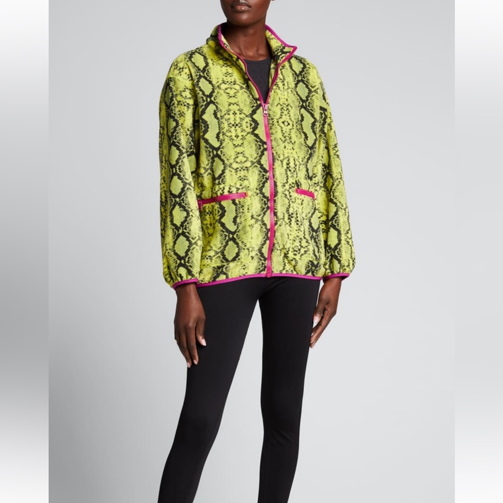 Terez: Medium, Python Fleece, Zip Up Jacket. Grea… - image 1